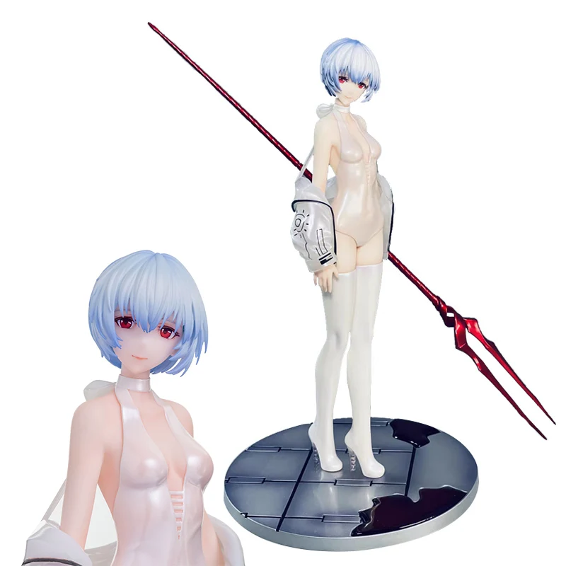

25 см аниме фигурка из ЭВА Ayanami RAI сексуальное боди Красный пистолет настольная стоящая Модель Кукла игрушка подарок собирать коробки украше...