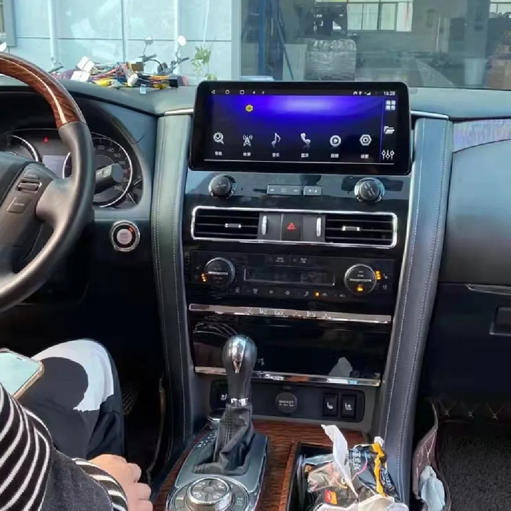 Android For Nissan Armada Patrol Royale SL Y62 QX80 QX56 Car Multimedia GPS Player Audio Radio Stereo DSP Carplay Head Unit