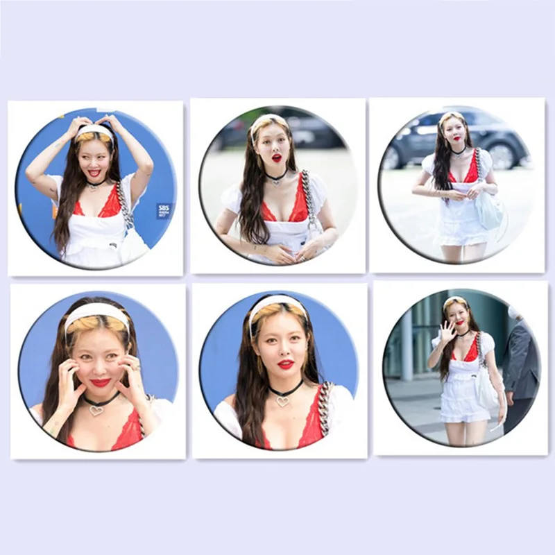

Kpop Kim Hyun A Brooch Pin Badges New Album Brooch Pin Badges For Clothes Backpack Decoration Wholesale Gifts Fans Collection