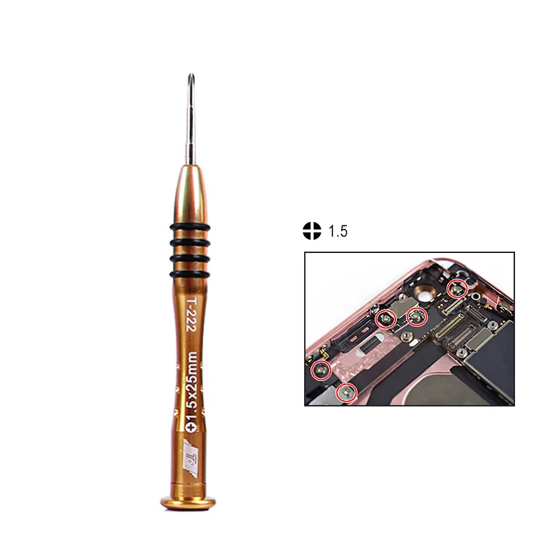 Precision 1 2 мм Pentalobe T5 T6 Torx отвертка для Мобильный телефон Macbook с дисплеем Retina ноутбука