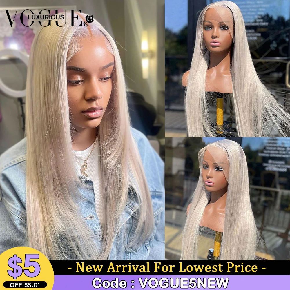 13x4 серая блондинка парик на сетке спереди серые человеческие волосы 32 дюйма