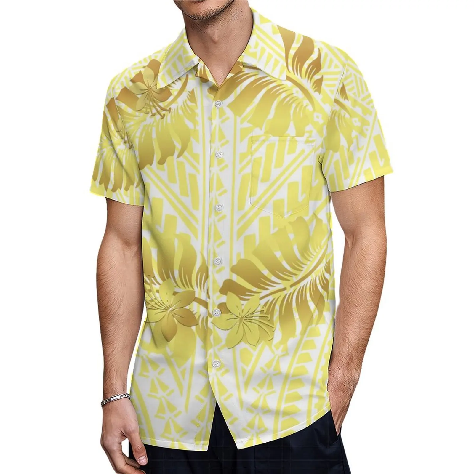 Женское платье из полиэстера и гавайская рубашка