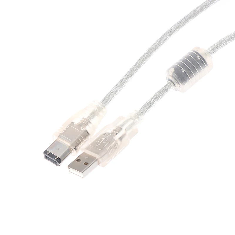1 X Firewire Ieee 1394 6 Pin Male Naar Usb 2.0 Male Adapter Converter Cable Cord 1.5M 5FT images - 6