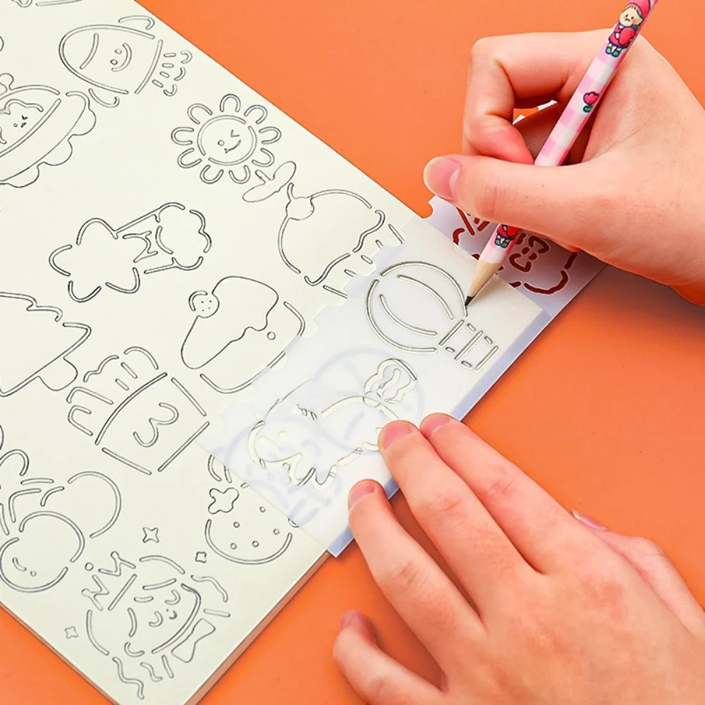 

Kids Montessori Drawing Toys Animal Card DIY Painting Template Stencils Learning Educational Toys for Kids Christmas Gift