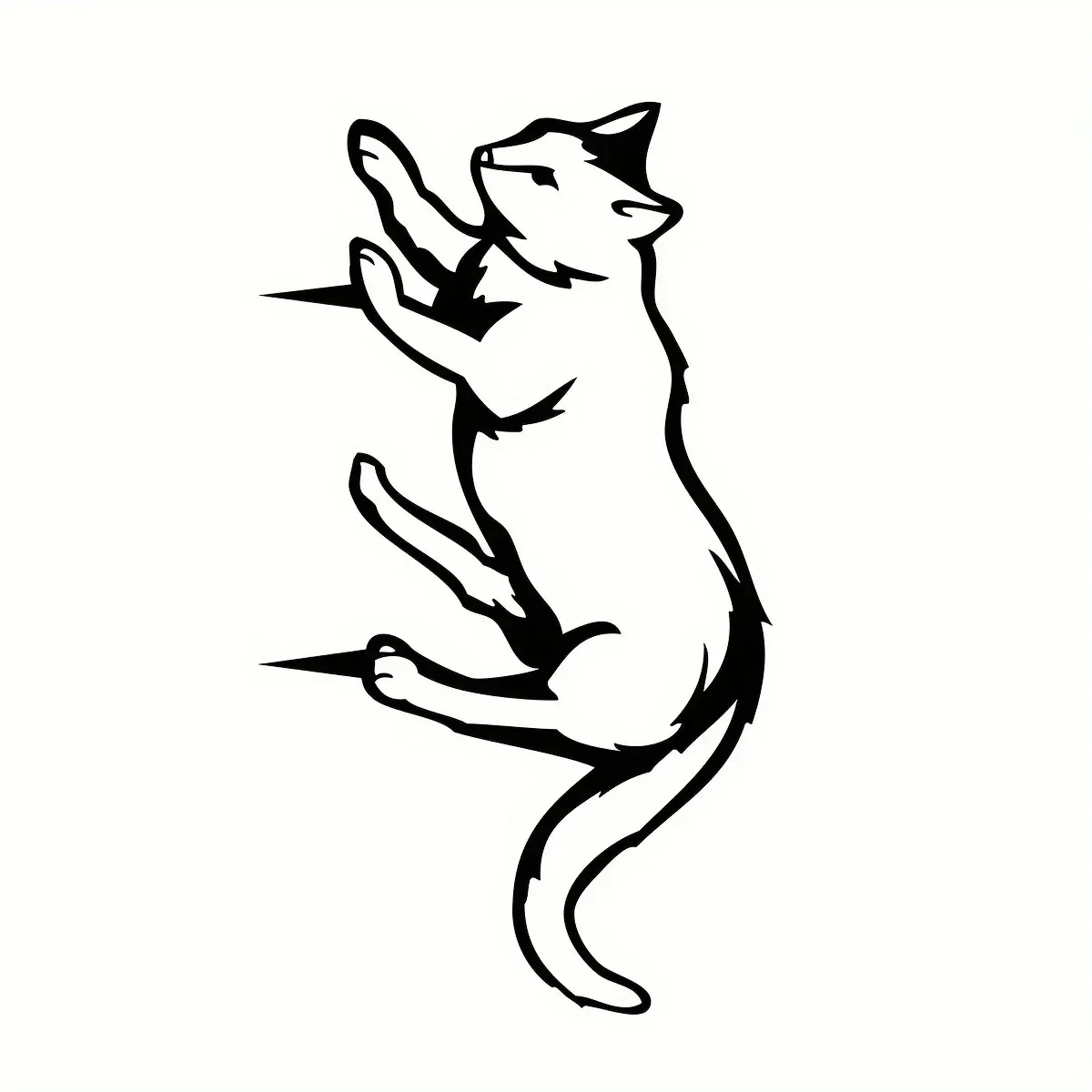 Металлическая кошачья декоративная стойка двор: деревенский уличный домашний