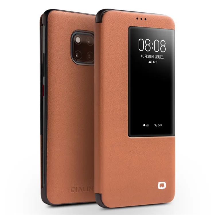 

Contact the applicable huawei mate20pro following mate20X mobile phone sets of leather smart window drop