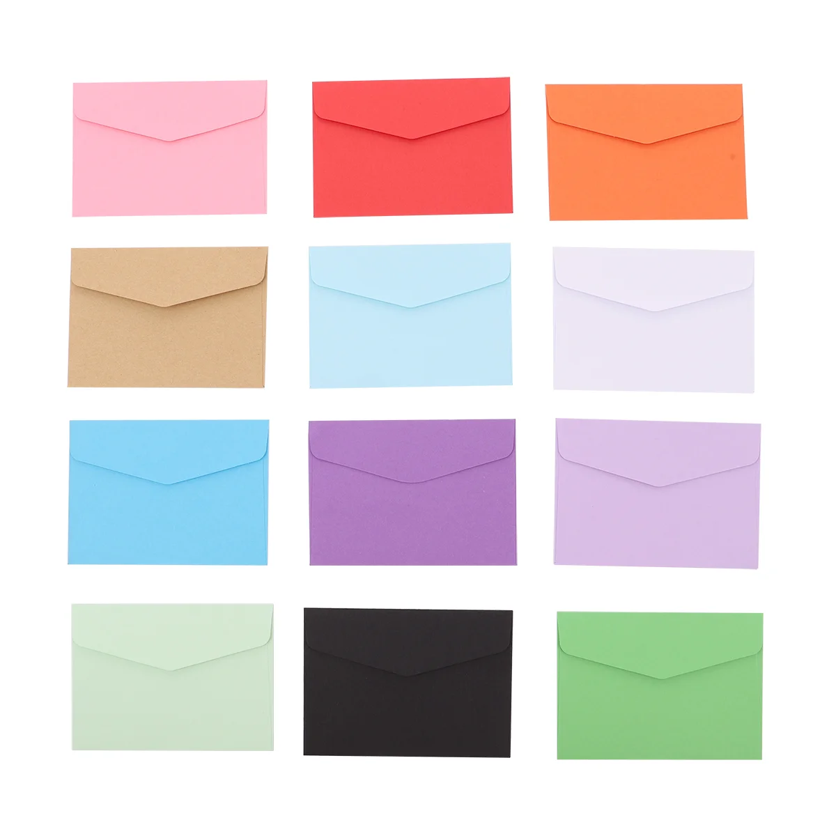 

Envelopes Envelope Mini Invitation Paperletter Folding Giftpostcard Business Blank Set Coloured