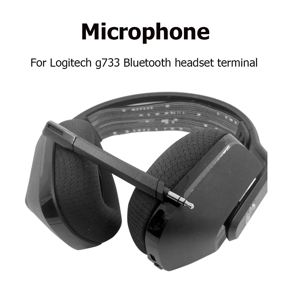 

Сменный игровой микрофон, микрофон для Logitech G733 Lightspeed, беспроводные Игровые наушники со съемным голосовым фильтром