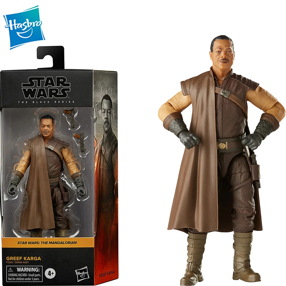 

Original Hasbro Star Wars The Black Series Mandalorian Greef Karga Anime Action Figure Collection Model Toy 6-Inch F1305