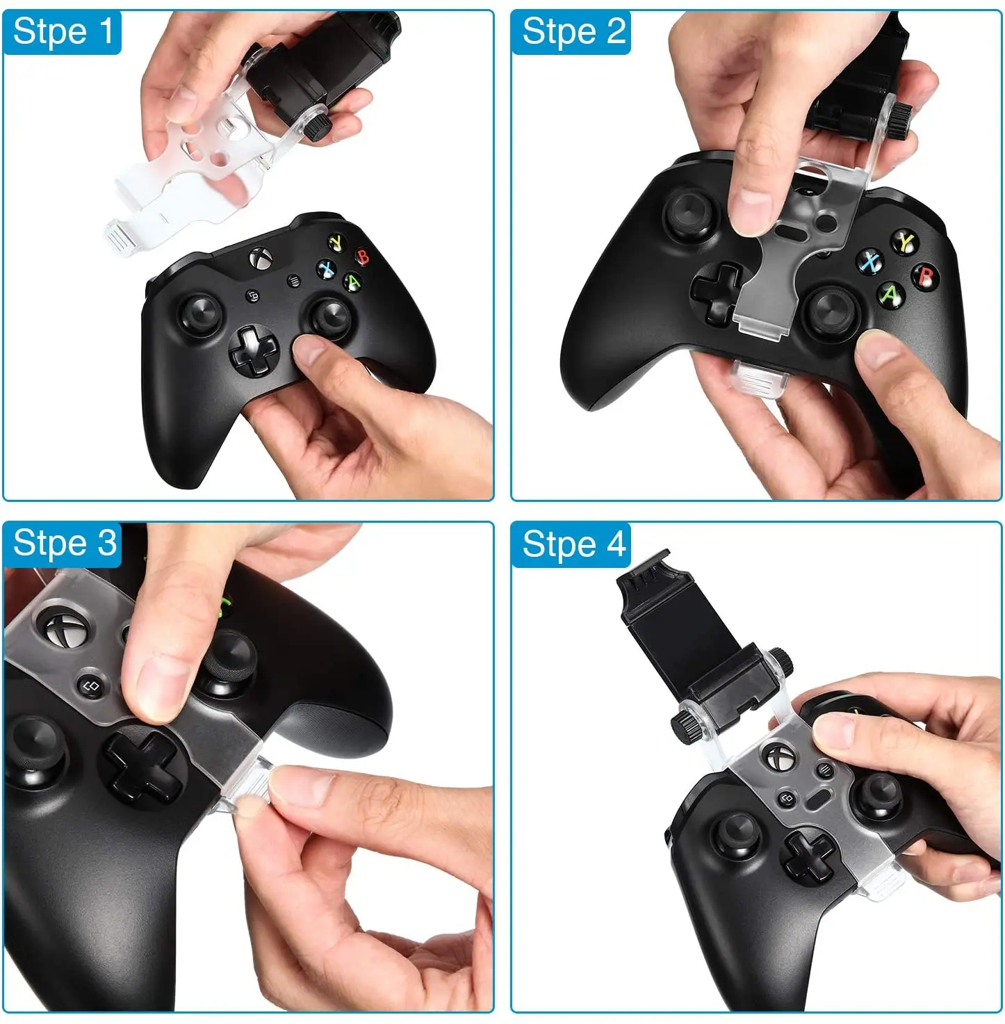 adjustable wireless controller mobile cell phone stand for xbox series sx mount holder clamp for xbox one sslim gamepad free global shipping