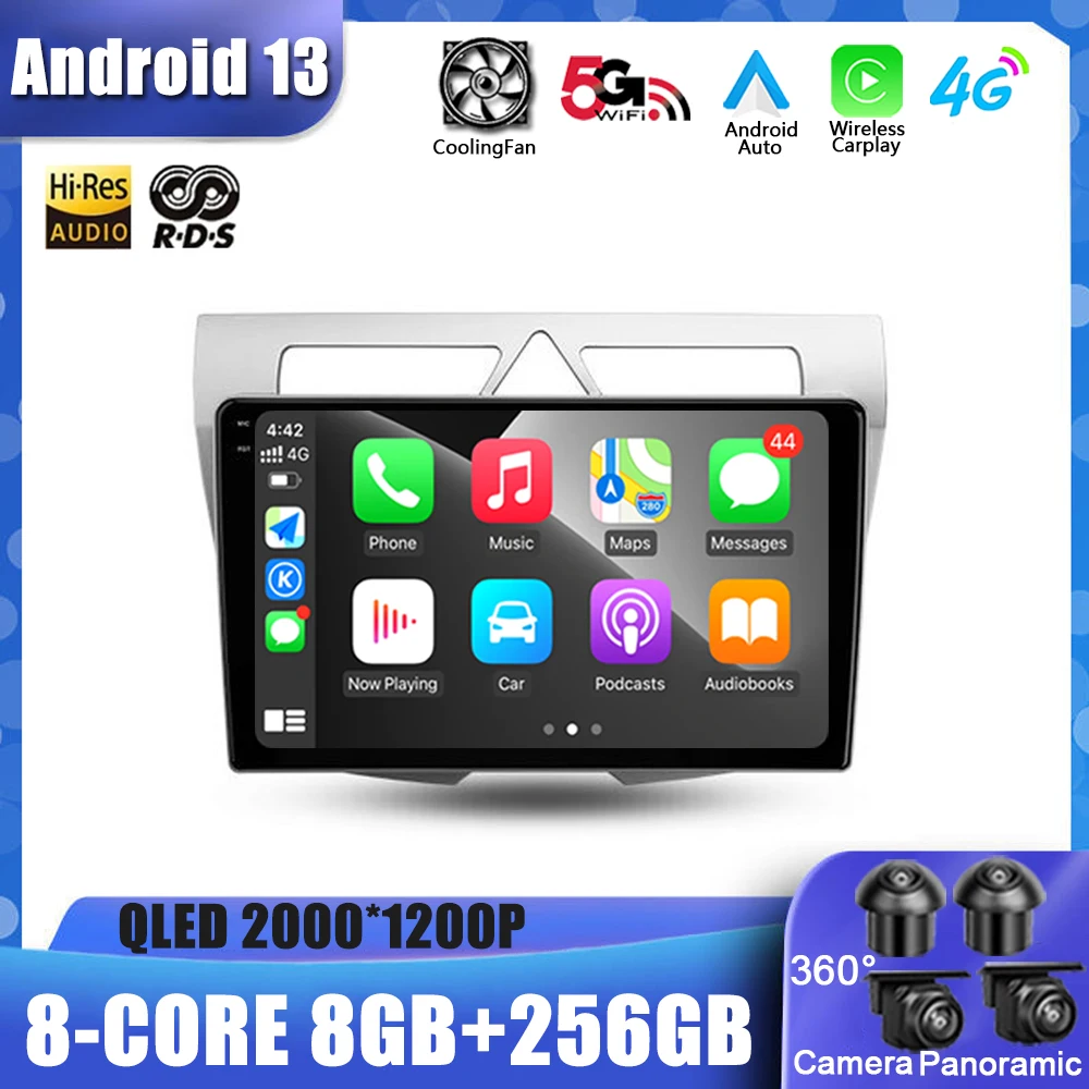 

Автомагнитола для Kia Morning picanto 2007-2011, мультимедийный видеоплеер, навигация GPS, Android 13, интеллектуальная система, QLED экран