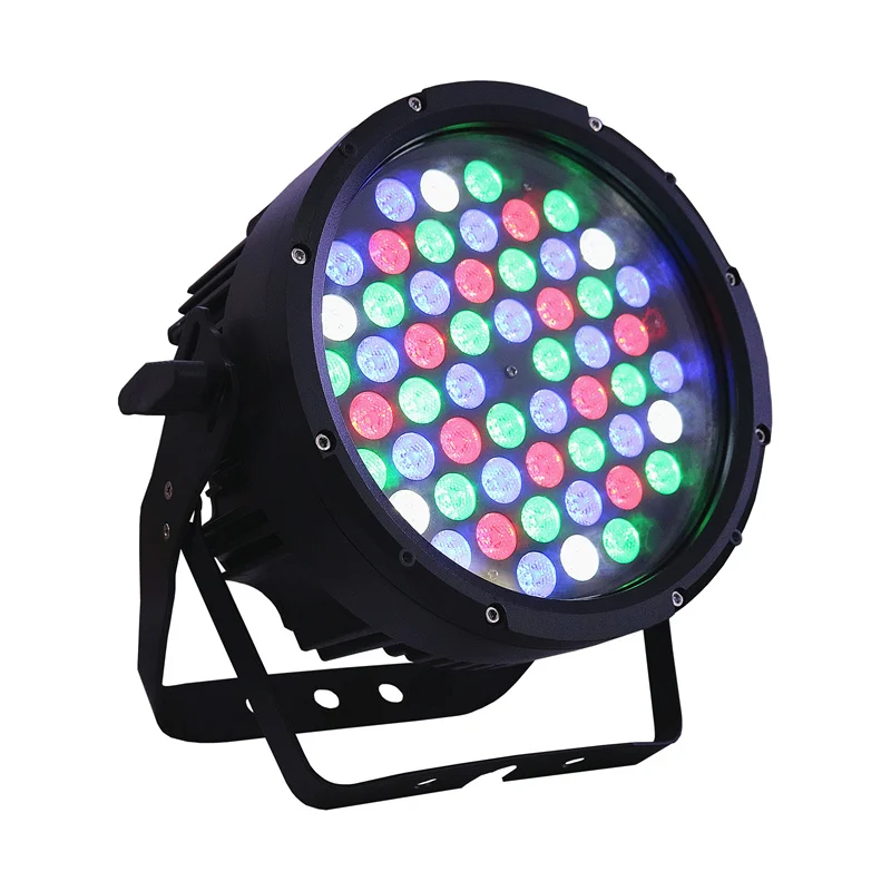 

Led Par Dmx Stage DJ Light RGBW Waterproof 54X3W Mixed Color Outdoor For Project Shows Wedding Birthay Party Chrimas Disco Bar