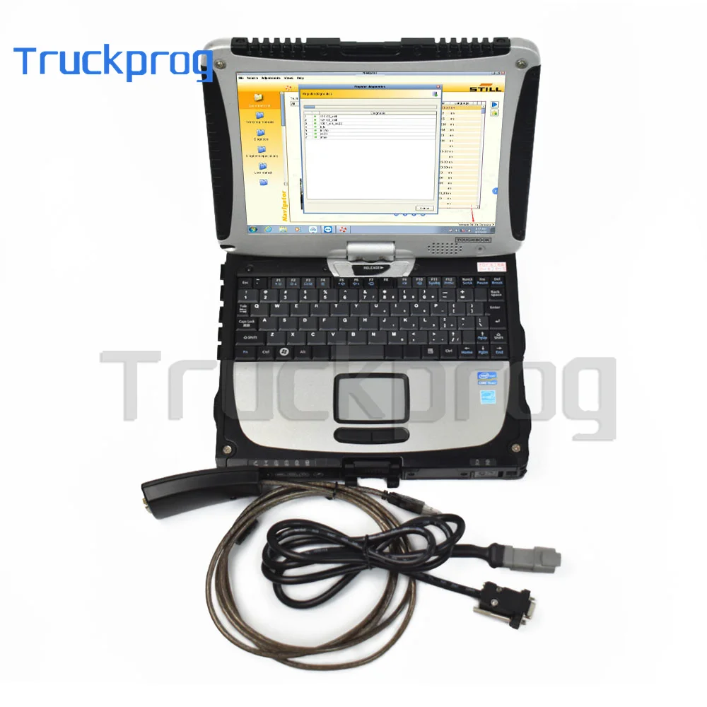 

CF19 laptop for Yale Hyster PC Service Tool CAN USB Adapter Cable Ifak forklift trucks diagnositc tool