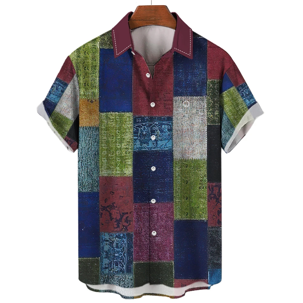 Рисунок 3 - Рубашка мужская оверсайз в винтажном стиле