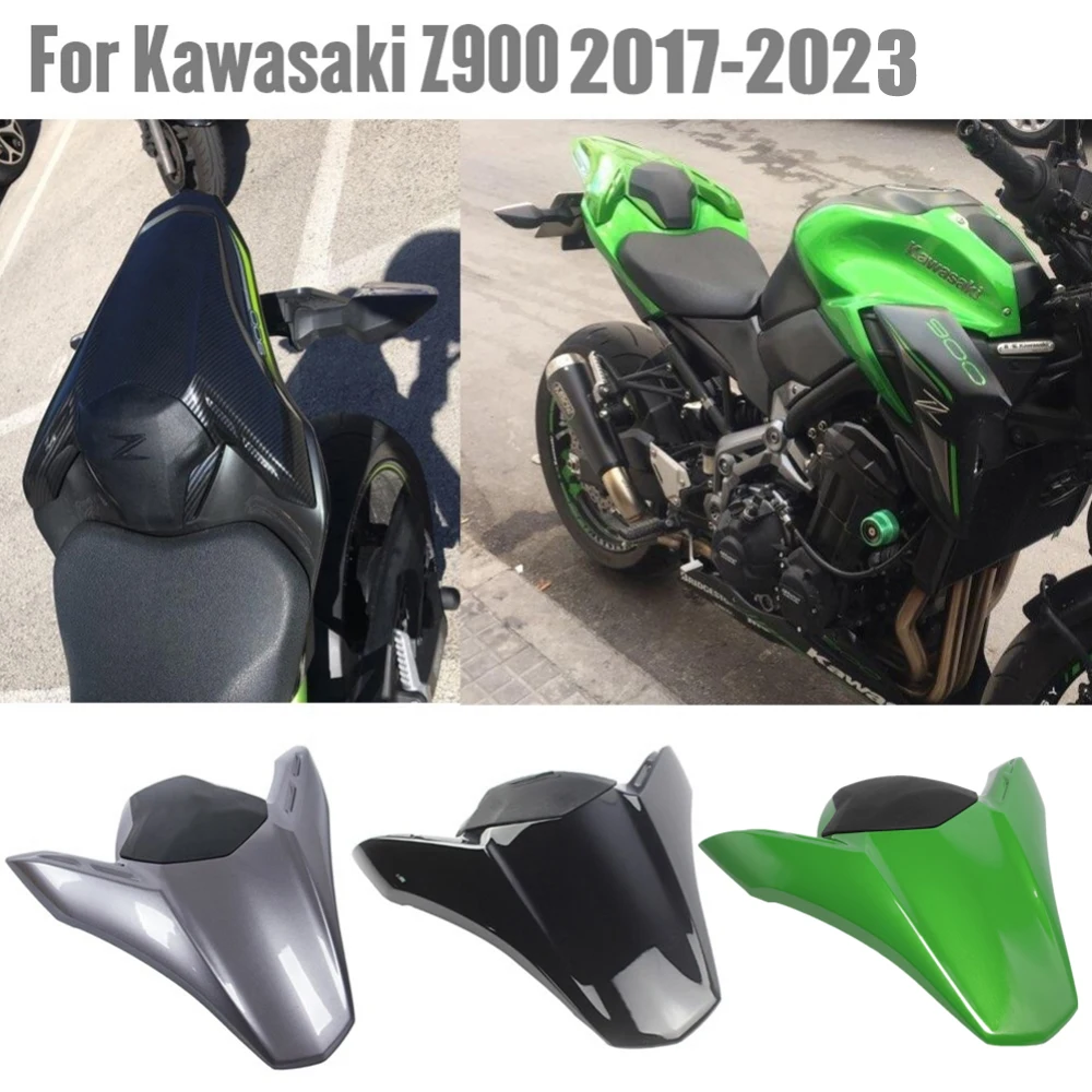 Per Kawasaki Z900 2017-2023 2020 2018 Coprisedile Posteriore Moto Cowl Passeggero Pillion Z 900 Coda Carenatura Cowl Cover Posteriore Nero