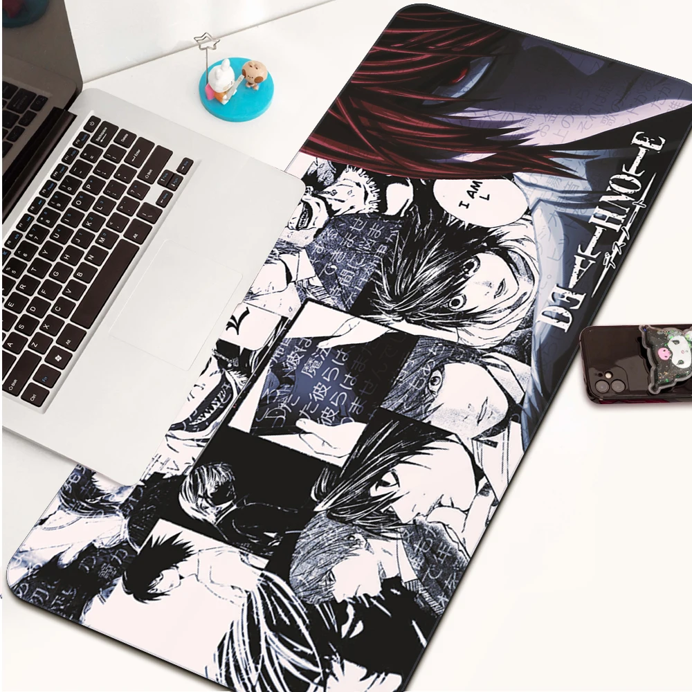 

Gaming Mouse Pad Death Note Anime Keyboard Mat Deskmat Non-Slip Mousepad Pc Accessories Desk Protector Kawaii Cute Mouse Pads