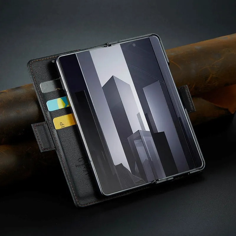 Боковая магнитная пряжка флип-кошелек с отделениями для карт чехол телефона Samsung