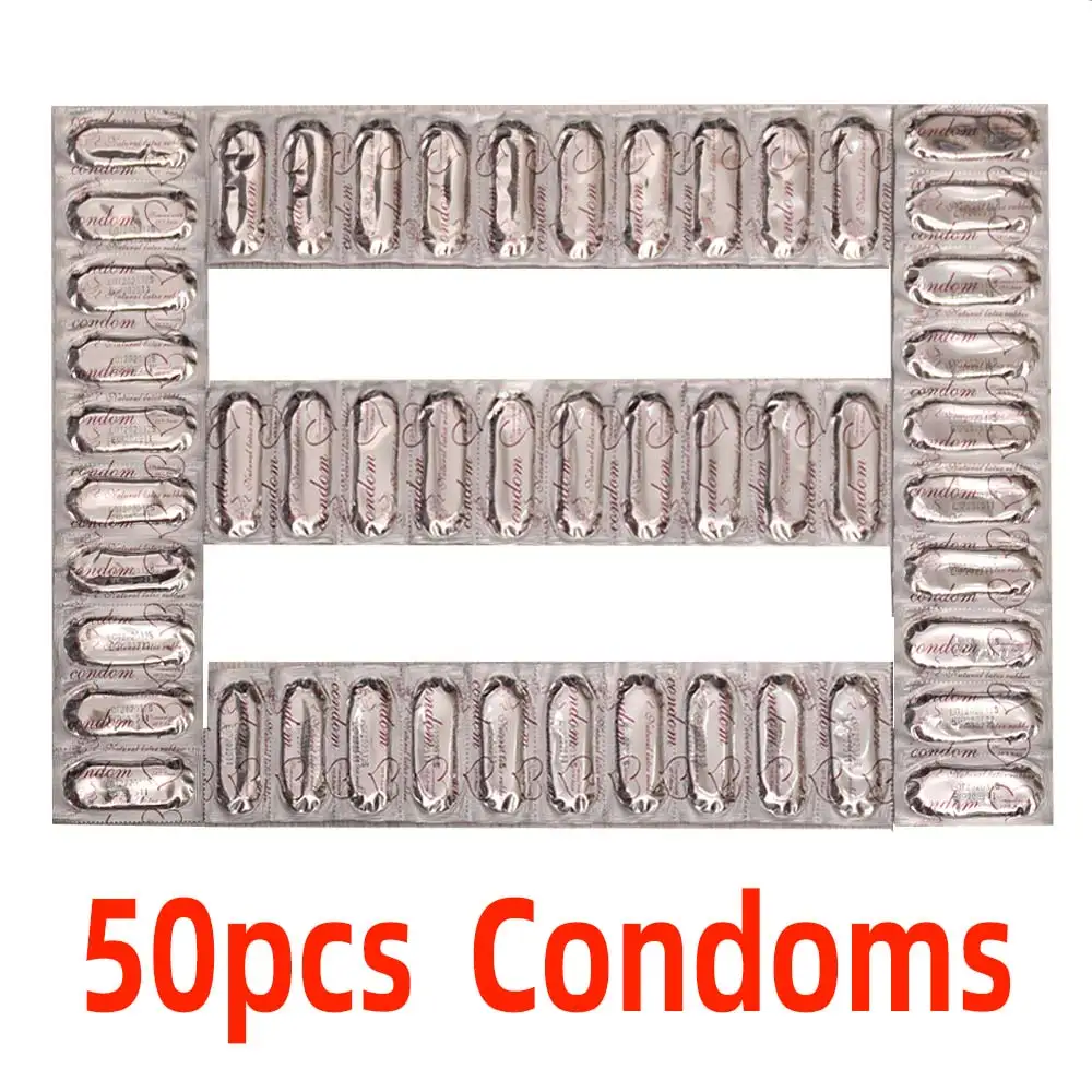

Презервативы мужские, 50 шт./лот, гладкие, тонкие, презерватив для взрослых интимные изделия, безопасная контрацепция, секс-игрушки