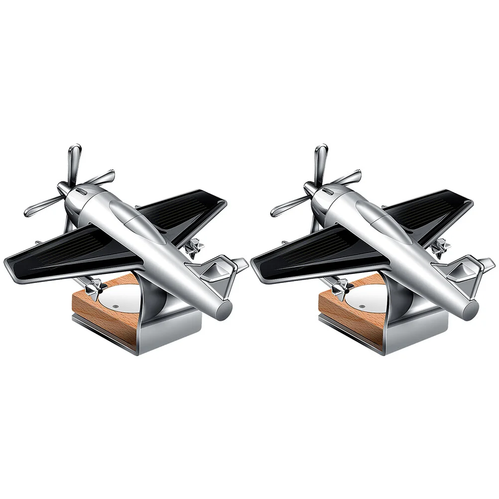 

2 Pcs Airplane Perfume Ornament Adornment Car Essential Oil Diffusers Dashboard Desk Topper Luxury Goods Aromatherapy