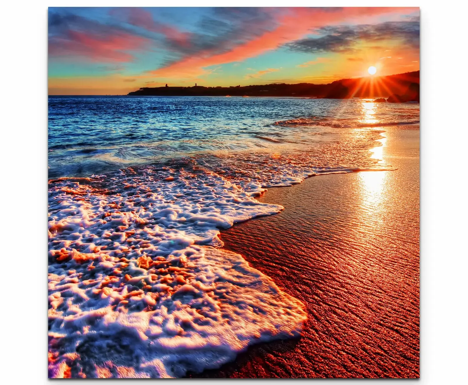 Monalt Абстрактный пейзаж на холсте