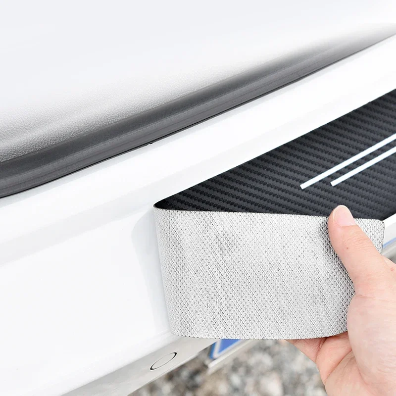 Задний багажник автомобиля защитные наклейки на бампер для Nissan Juke X-trail Almera Nismo Tiida