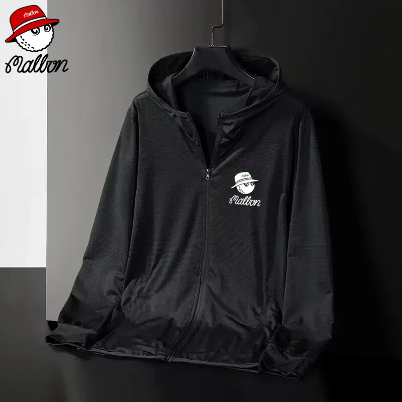 

Новая летняя куртка-ветровка Malbon Ultra-светильник, быстросохнущее кожаное пальто, Солнцезащитная водонепроницаемая Спортивная толстовка с УФ-защитой для мужчин и женщин, куртка для гольфа