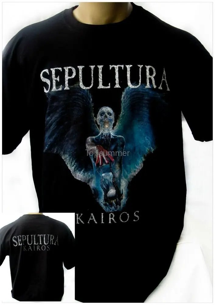 

Sepultura Kairos 2011 Black T-Shirt Men Shirt Rock Band Tee Music