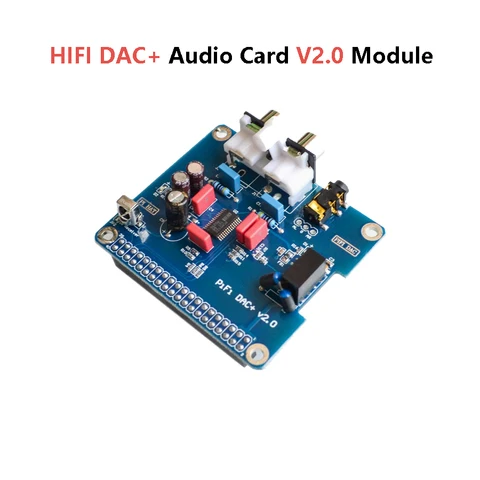 Поддержка Raspberry Pi 2/3B/3B+ HIFI DAC + звуковая карта Интерфейс V2.0 I2S