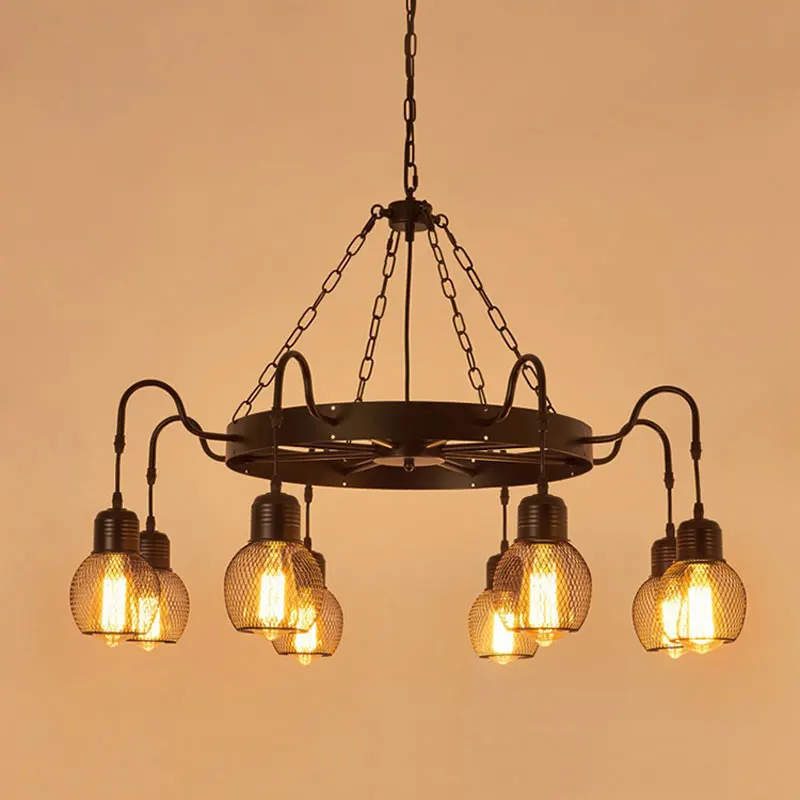 Винтажный подвесной светильник для ресторана индустриальный стиль кофейня