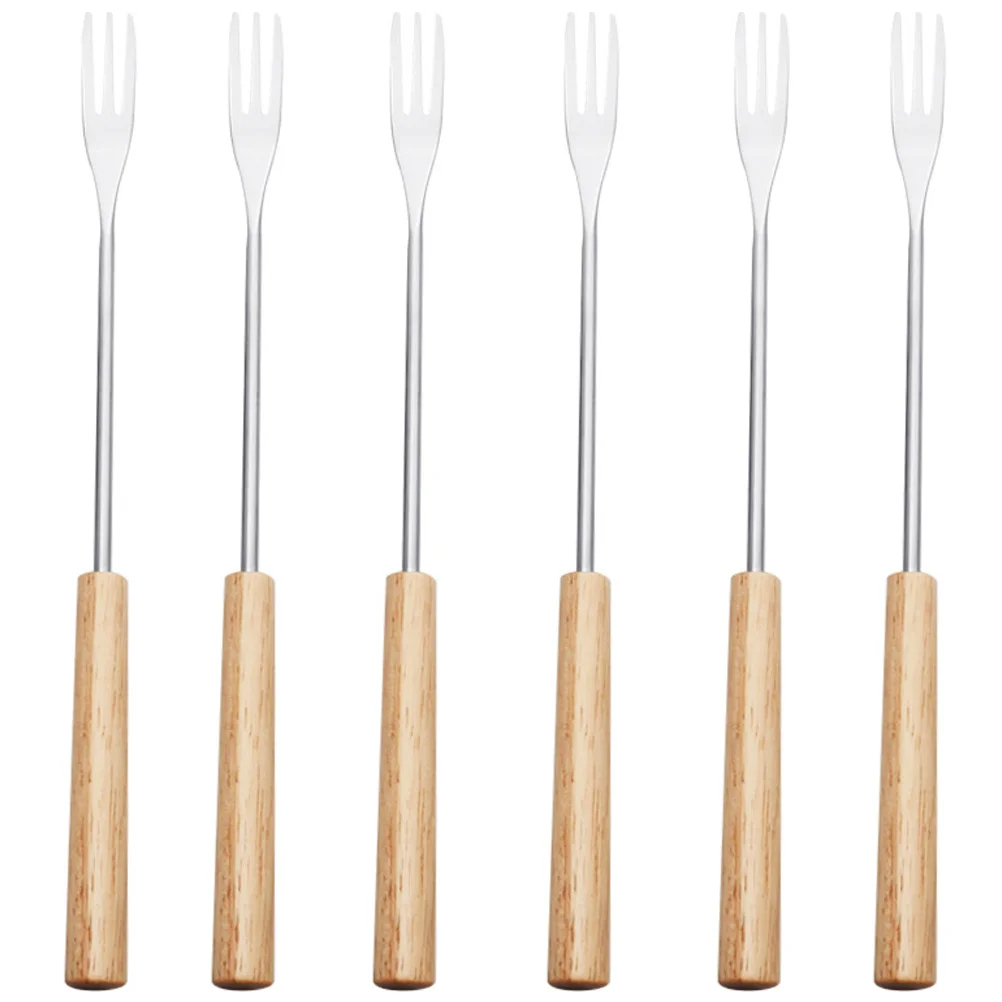 

Forks Fondue Chocolate Sticks Skewers Dipping Marshmallows Cheese Tool Skewer Decorating Fork Fruit Barbecue Dessert Mores Grill