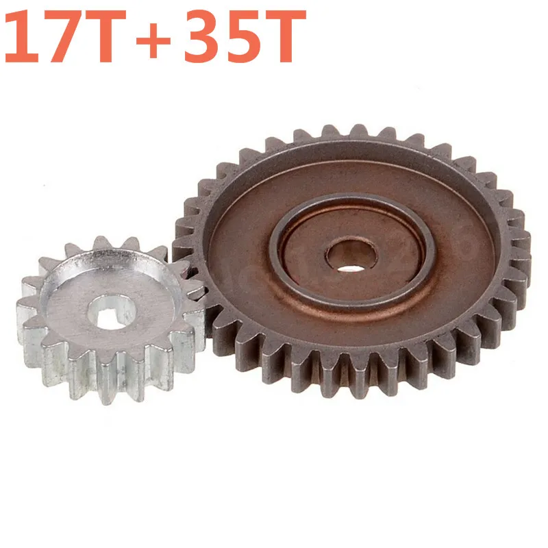 2 шт. 08033 Gear 1(35T) 2(17T) HSP 1/10 Racing Радиоуправляемый автомобиль для хобби 4WD Monster Truck 94188