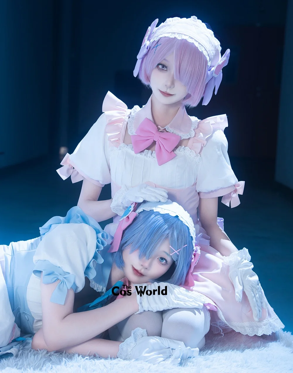 Re:Zero kara Hajimeru Isekai Seikatsu Ram Rem Dream милый фартук горничной платье униформа наряды