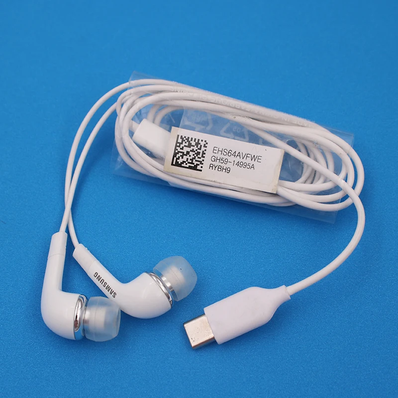 

For Samsung Galaxy A53 A8S A60 Note20 Ultra Type C Earphone USB C Mic Wired headset Headphone earpods For Galaxy S20 S20 FE S22