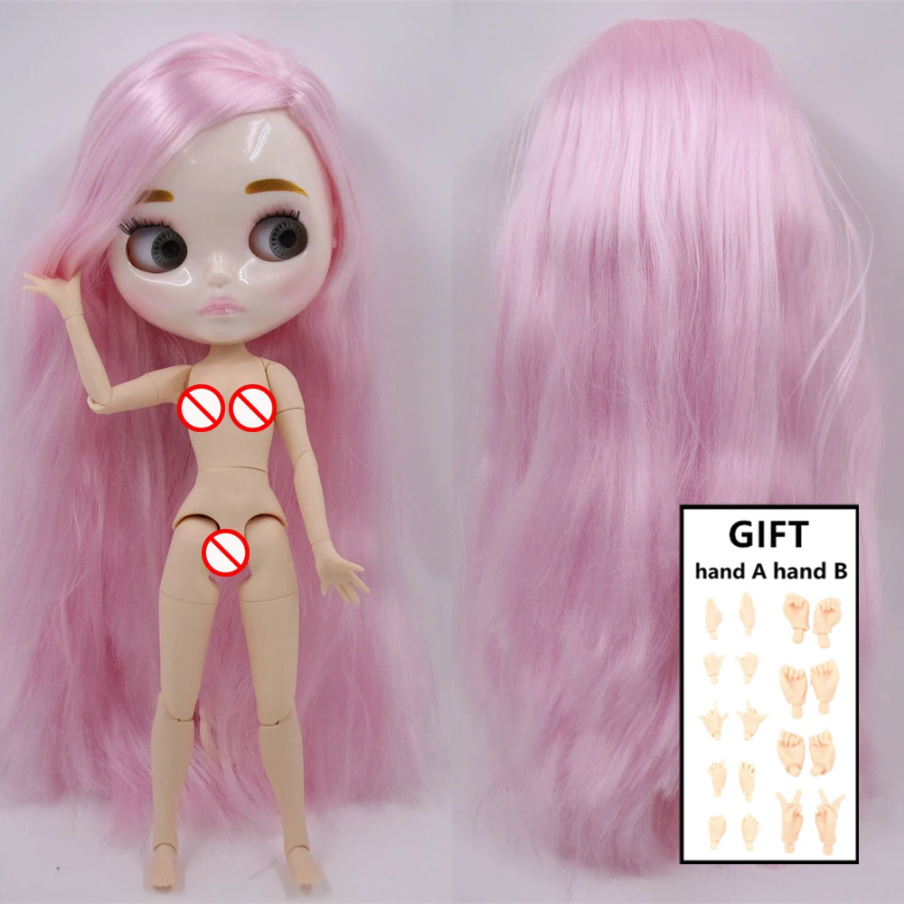 Кукла blyth шарнирная с глянцевым лицом 30 см 1/6