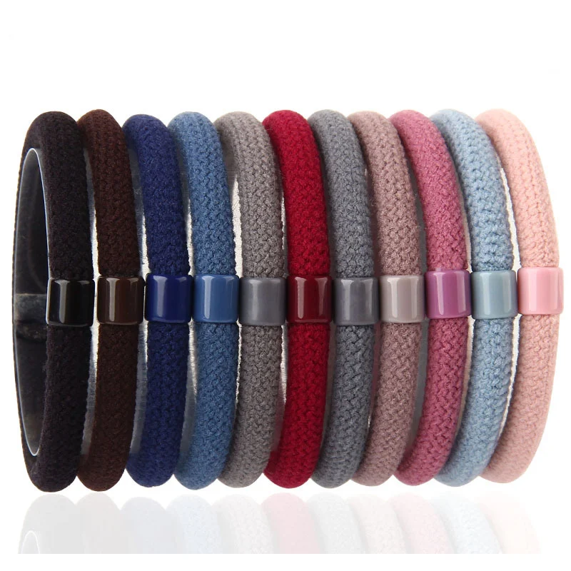 

High elastic durable seamless hair ring girls ponytail holder ties small hair elastic band