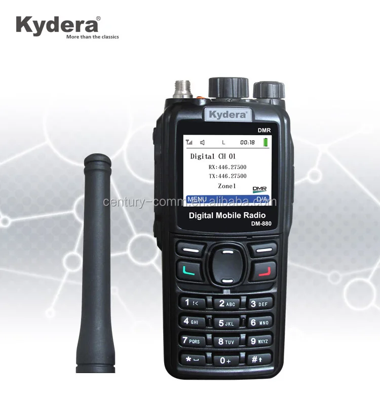 Цифровой мобильный двусторонний радиоприемник и передатчик DMR KYDERA DM880