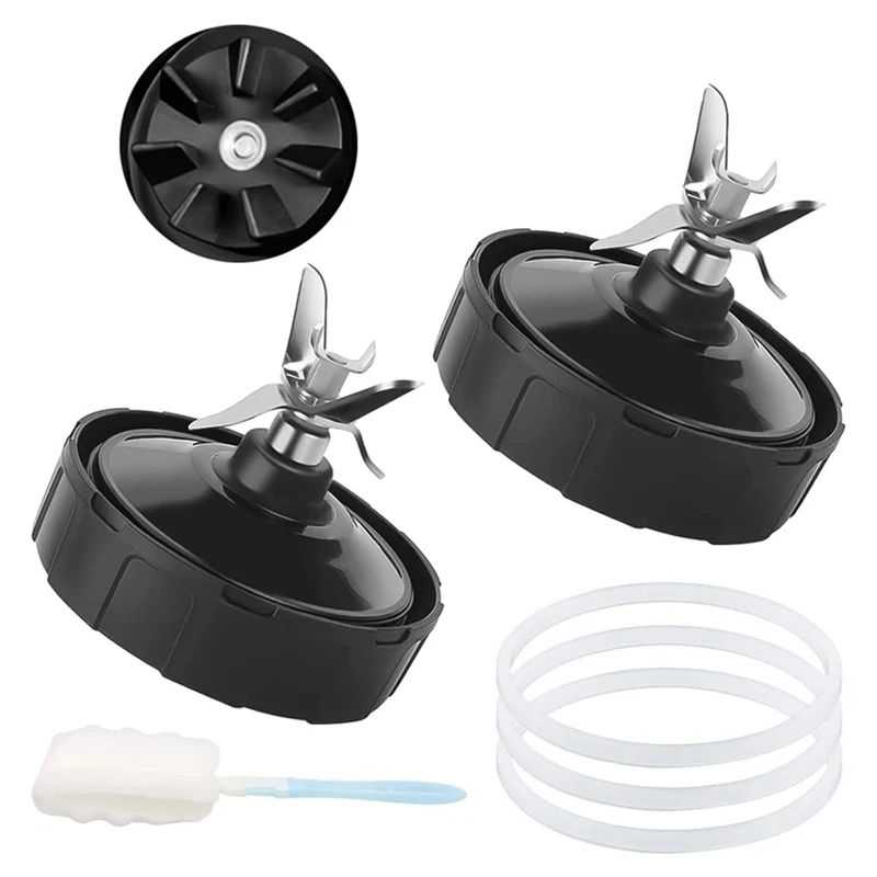 

2 Pieces Of 7-Fin Blender Blades Compatible With Ninja Blender Blades BL642-30 BL450-30 BL482-30 Ect