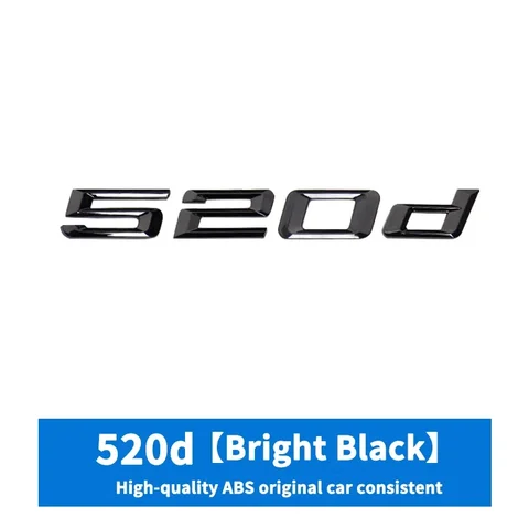 BMW 5 серии наклейка с буквами на багажник 520d 523d 525d 528d 530d 535d 538d 540d 545d эмблема логотипа для E39 E60 E61 F10 F11 G30 G31