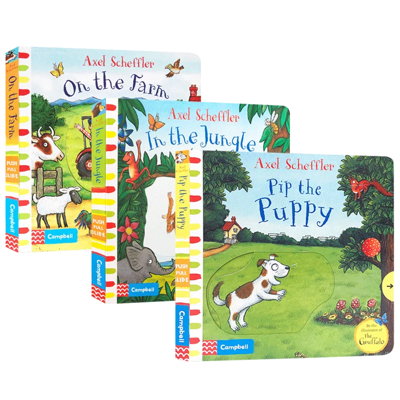 

3 книги/набор, книжки для детей 1-3 лет
