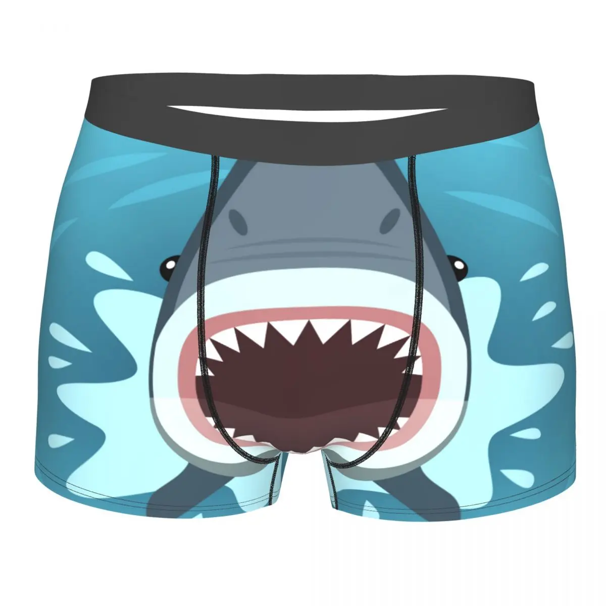 Boxer Men Shorts Underwear Male Shark With Open Mouth Full Of Sharp Teeth Boxershorts Panties Underpants Man Sexy