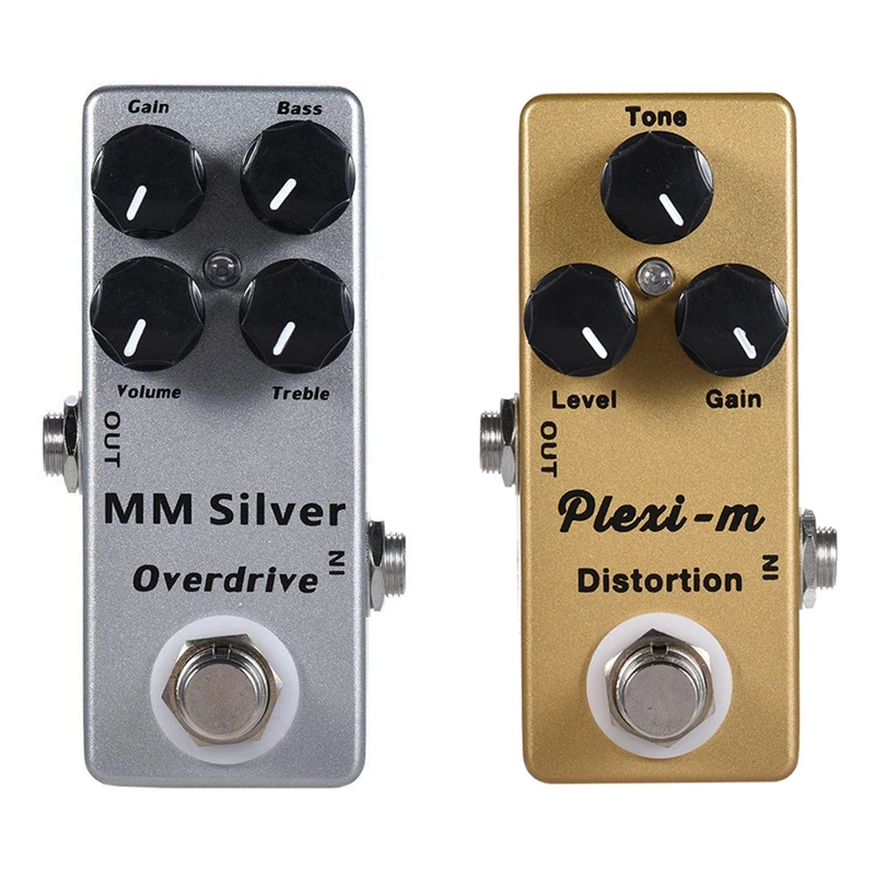 

2X MOSKY Plexi-M/MM Electric Guitar Distortion Effect Pedal Guitar Parts Full Metal Shell True Bypass