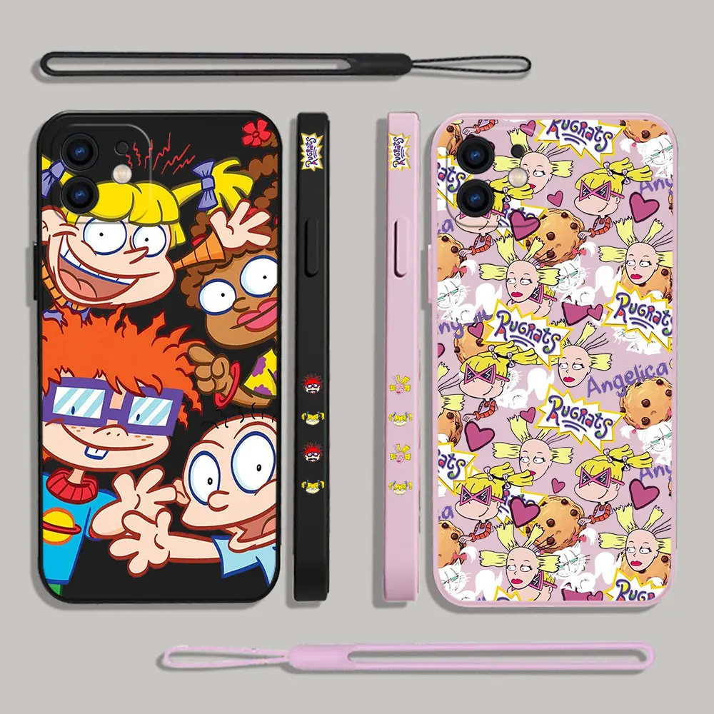 

Cartoon Rugart Phone Case For Xiaomi Redmi Note 12 11 11T 10 10S 9 Pro Plus 10C 9A 9C 9T K40 K50 K60 4G 5G With Hand Strap