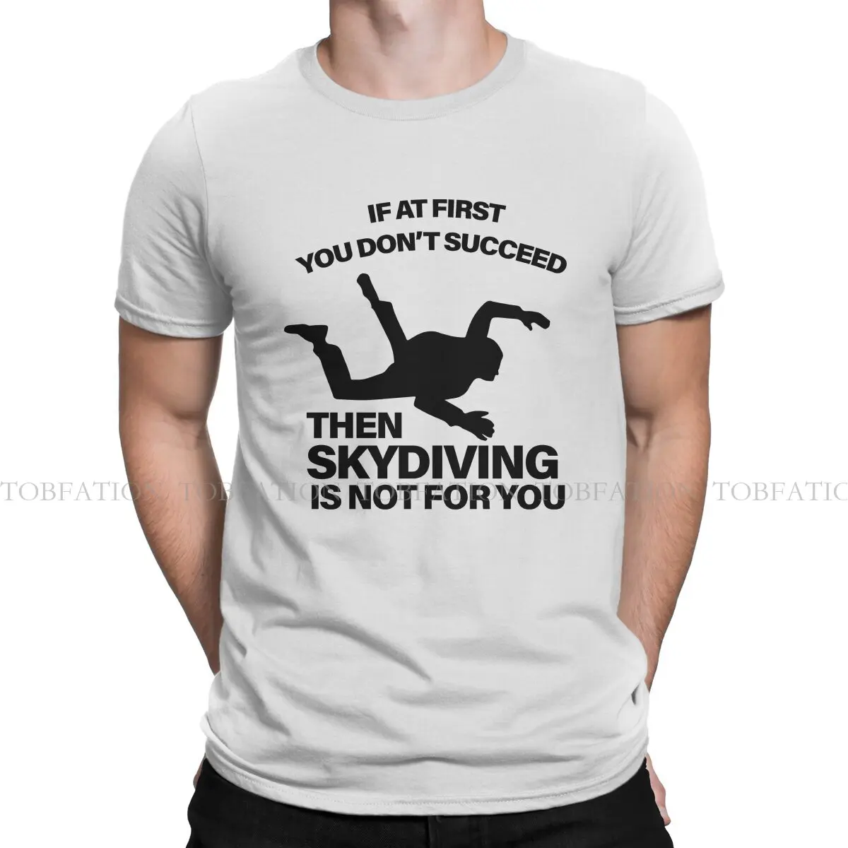 Черные хипстерские футболки с изображением неба дайвинга парашюта