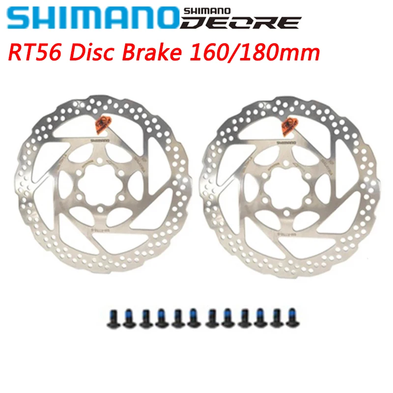 

SHIMANO DEORE SM-RT56 Brake Disc Rotor 6 Bolt Mountain Bike Disc M610 RT56 M6000 Brake Disc 160MM 180MM MTB Parts