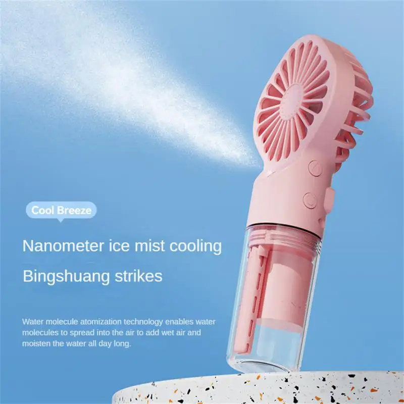 

Mini Spray Humidification Small Fan Humidification Strong Power Water Replenishment Instrument Usb Charging Fan Nano Spray