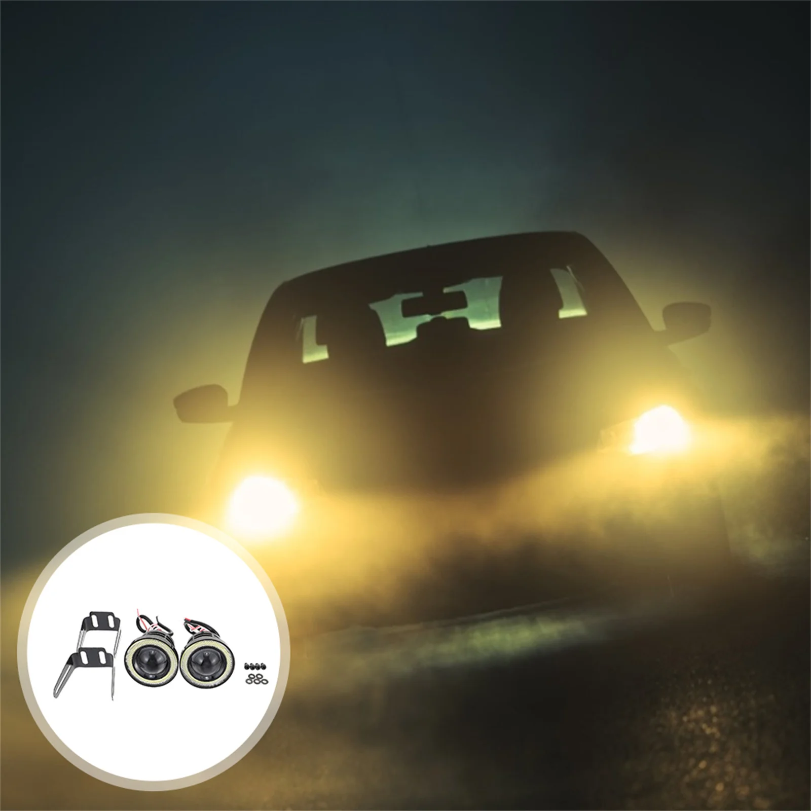

2pcs Car LED Daytime Running Lights LED 12V Backup Reversing Parking Light