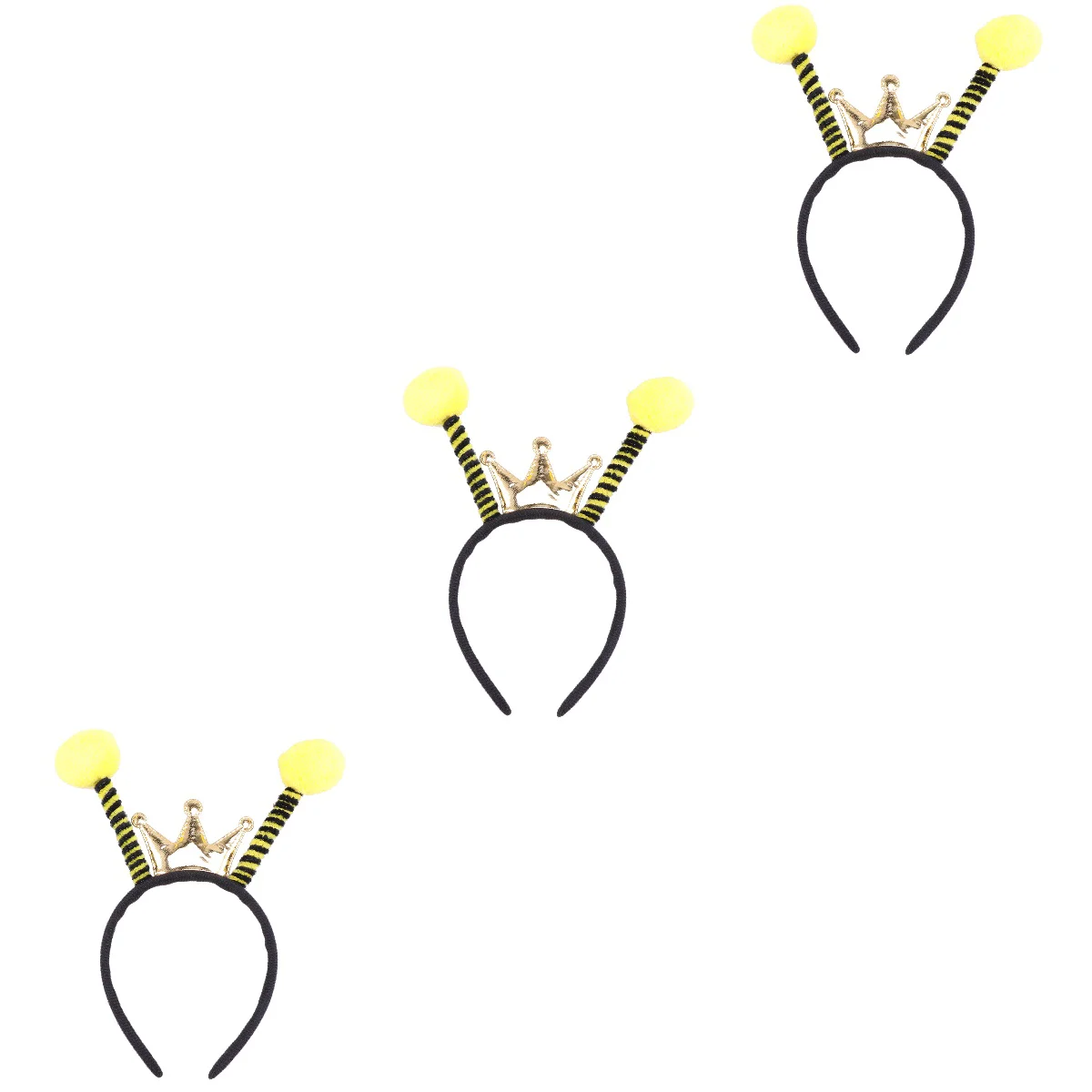 

3 шт. креативные Мультяшные антенны головные уборы в виде насекомых головной убор для вечерние полезные повязки для волос для детей