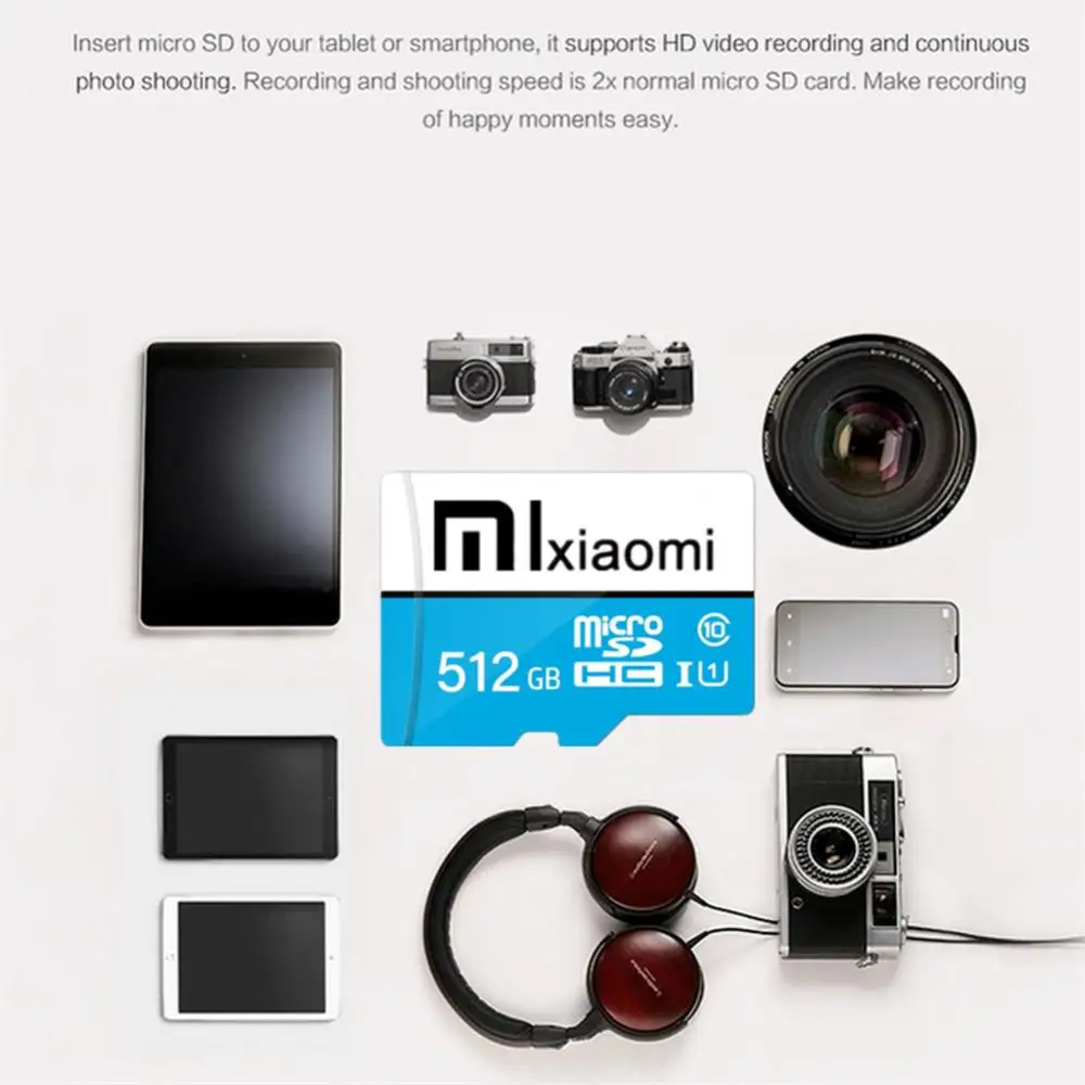 Оригинальная карта памяти XIAOMI 256 ГБ 128 EVO Plus Flash Mini SD 32 Гб 64 512 класс 10