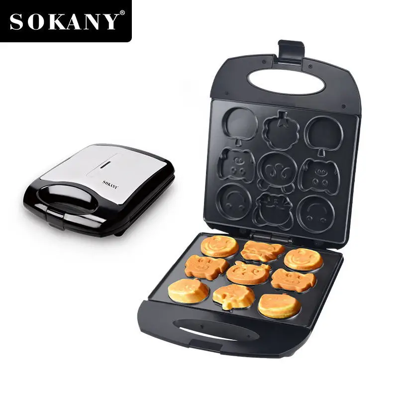 

Mini Pancake Pan, Make 9 Unique Flapjack, Nonstick Pan Cake Maker Griddle for Breakfast Fun & Easy Cleanup, Unique Holiday Treat
