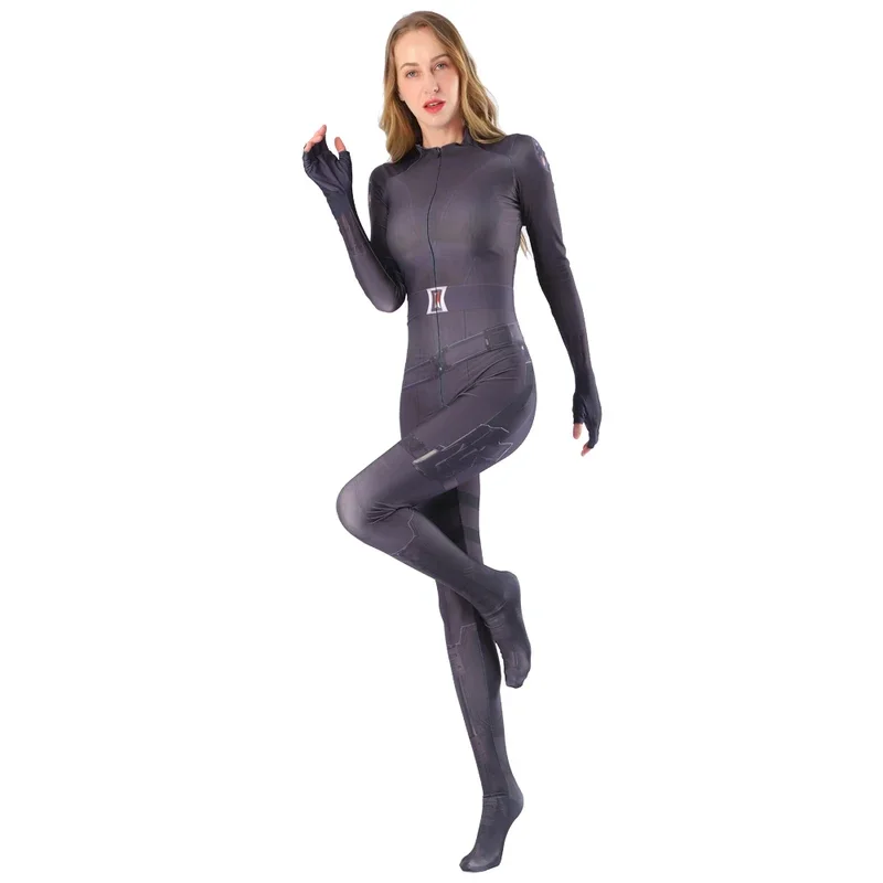 FC62020 Сексуальный костюм для косплея с 3D принтом женщин Черная Вдова Бесконечная